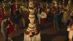 好きな人がいること結婚式場、ホテルでクリスマスの日に全長２メートルもの巨大ケーキ